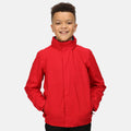 Classic Red-Navy - Back - Regatta Kids-Childrens Waterproof Windproof Dover Jacket