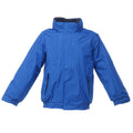 Royal Blue-Navy - Front - Regatta Kids-Childrens Waterproof Windproof Dover Jacket