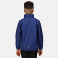 Royal Blue-Navy - Side - Regatta Professional Kids-Childrens Waterproof Windproof Dover Jacket