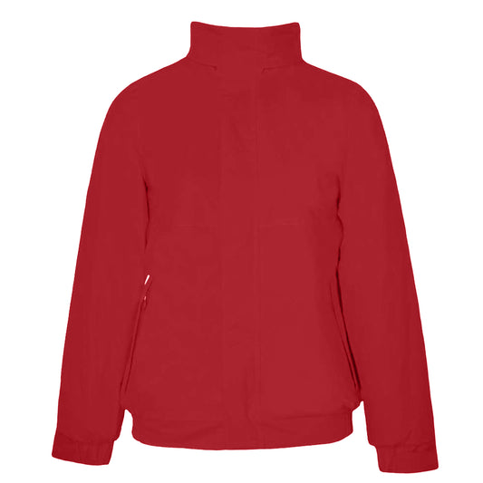 Classic Red-Navy - Front - Regatta Professional Kids-Childrens Waterproof Windproof Dover Jacket
