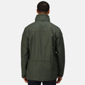 Dark Olive - Back - Regatta Professional Mens Waterproof Breathable Jacket