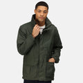 Dark Olive - Side - Regatta Professional Mens Waterproof Breathable Jacket