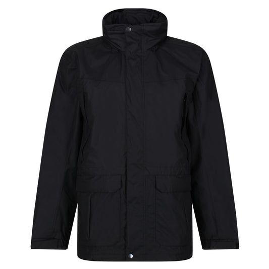 Black - Front - Regatta Professional Mens Waterproof Breathable Jacket