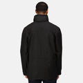 Black - Back - Regatta Professional Mens Waterproof Breathable Jacket