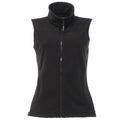 Black - Front - Regatta Womens-Ladies Haber II 250 Series Anti-pill Fleece Bodywarmer - Sleeveless Jacket