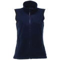 Dark Navy - Front - Regatta Womens-Ladies Haber II 250 Series Anti-pill Fleece Bodywarmer - Sleeveless Jacket