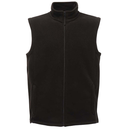 Black - Front - Regatta Professional Mens Microfleece Gilet