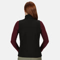 All Black - Side - Regatta Womens-Ladies Flux Softshell Bodywarmer - Sleeveless Jacket (Water Repellent & Wind Resistant)
