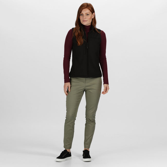All Black - Lifestyle - Regatta Professional Womens-Ladies Softshell Body Warmer