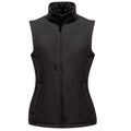 All Black - Front - Regatta Professional Womens-Ladies Softshell Body Warmer