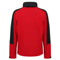 Classic Red-Black - Back - Regatta Professional Mens Hydroforce 3-layer Membrane Waterproof Breathable Softshell Jackets