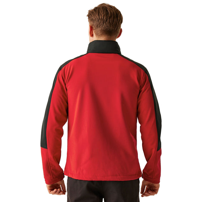 Classic Red-Black - Lifestyle - Regatta Professional Mens Hydroforce 3-layer Membrane Waterproof Breathable Softshell Jackets