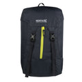 Ebony-Neon Spring - Front - Regatta Great Outdoors Easypack Packaway Rucksack-Backpack (25 Litres)