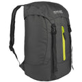 Ebony-Neon Spring - Side - Regatta Great Outdoors Easypack Packaway Rucksack-Backpack (25 Litres)