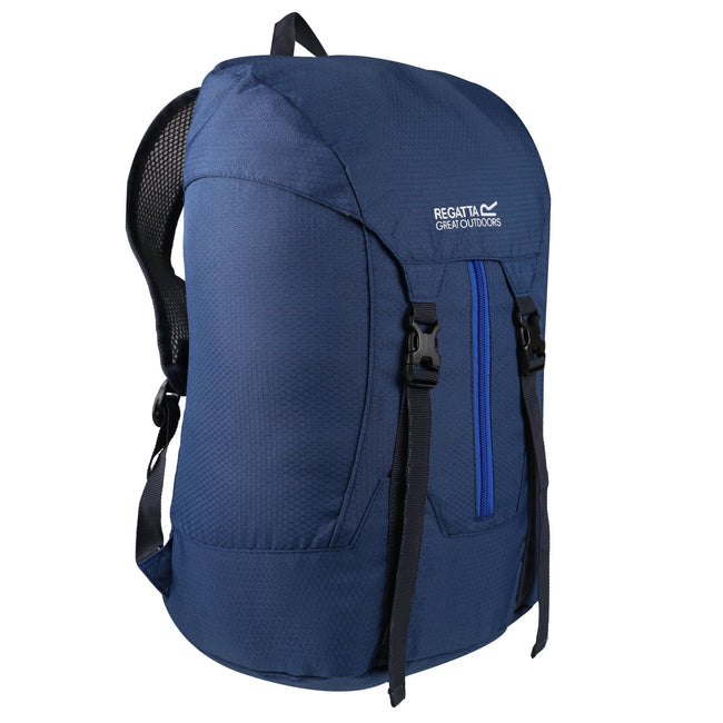 Dark Denim-Nautical Blue - Side - Regatta Great Outdoors Easypack Packaway Rucksack-Backpack (25 Litres)