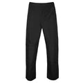 Black - Front - Regatta Professional Womens-Ladies New Action Water Repellent Trousers