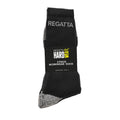 Black - Front - Regatta Hardwear Mens Workwear Socks (Pack Of 3)