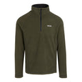 Nephrite Green-Black - Front - Regatta Great Outdoors Mens Montes Funnel Neck Fleece Jumper