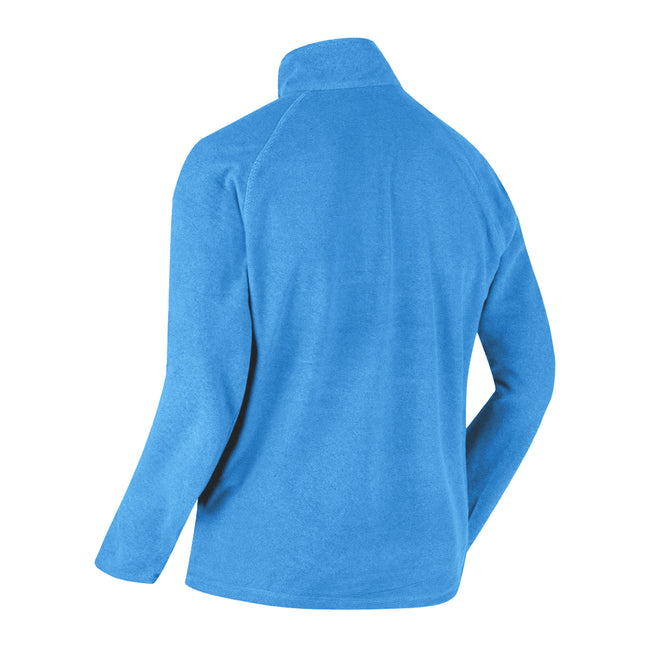 Black - Back - Regatta Great Outdoors Mens Montes Funnel Neck Fleece Jumper