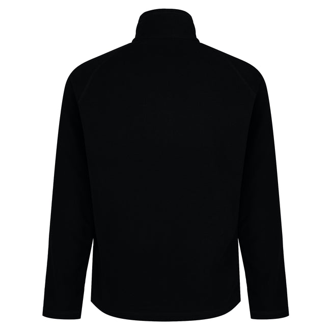 Black - Pack Shot - Regatta Great Outdoors Mens Montes Funnel Neck Fleece Jumper