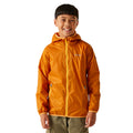 Fox-Bright Marigold - Lifestyle - Regatta Great Outdoors Childrens-Kids Lever II Packaway Rain Jacket