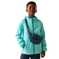 Aruba Blue-Exotic Plume - Lifestyle - Regatta Great Outdoors Childrens-Kids Lever II Packaway Rain Jacket