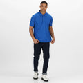 Oxford Blue - Side - Regatta Professional Mens Classic 65-35 Short Sleeve Polo Shirt