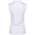 White - Lifestyle - Regatta Great Outdoors Womens-Ladies Tima Sleeveless Polo Vest
