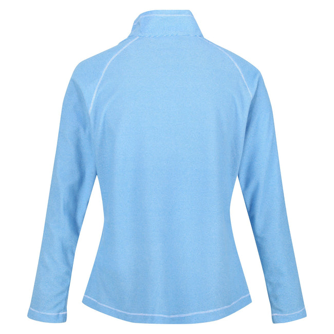 Sonic Blue-White - Lifestyle - Regatta Great Outdoors Womens-Ladies Montes Half Zip Fleece Top