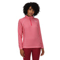 Rethink Pink-White - Back - Regatta Great Outdoors Womens-Ladies Montes Half Zip Fleece Top