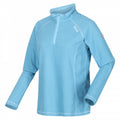 Ethereal Blue - Front - Regatta Great Outdoors Womens-Ladies Montes Half Zip Fleece Top