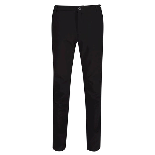 Black - Front - Regatta Great Outdoors Mens Fenton Lightweight Softshell Trousers