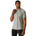 Silver Grey - Side - Regatta Professional Mens Coolweave Short Sleeve Polo Shirt