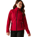 Classic Red-Black - Back - Regatta Womens-Ladies Octagon II Waterproof Soft Shell Jacket