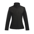 Black-Black - Front - Regatta Womens-Ladies Octagon II Waterproof Soft Shell Jacket