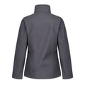 Seal Grey-Black - Back - Regatta Womens-Ladies Octagon II Waterproof Soft Shell Jacket