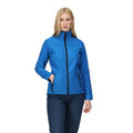 Oxford Blue-Black - Side - Regatta Womens-Ladies Octagon II Waterproof Soft Shell Jacket