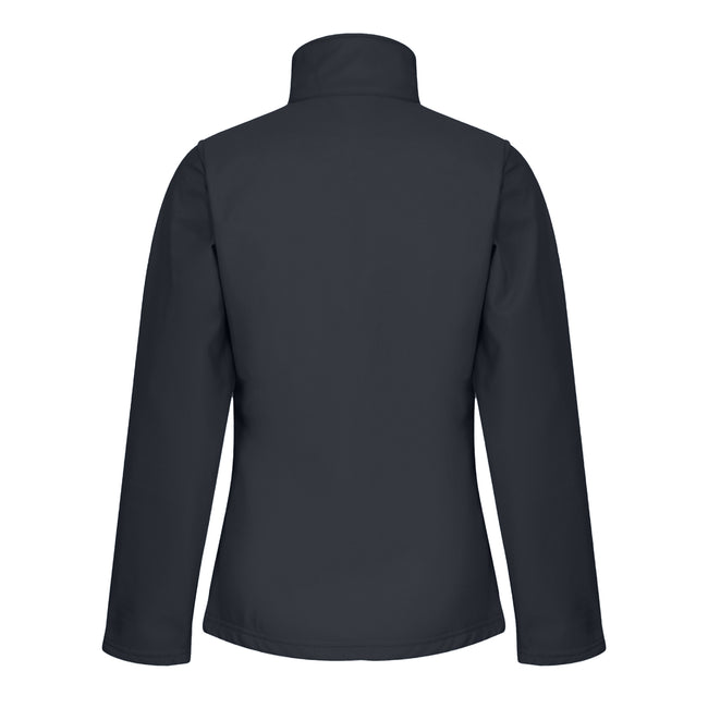 Navy-Seal Grey - Back - Regatta Womens-Ladies Octagon II Waterproof Soft Shell Jacket