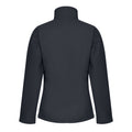 Navy-Seal Grey - Back - Regatta Womens-Ladies Octagon II Waterproof Soft Shell Jacket