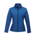 Oxford Blue-Black - Front - Regatta Womens-Ladies Octagon II Waterproof Soft Shell Jacket
