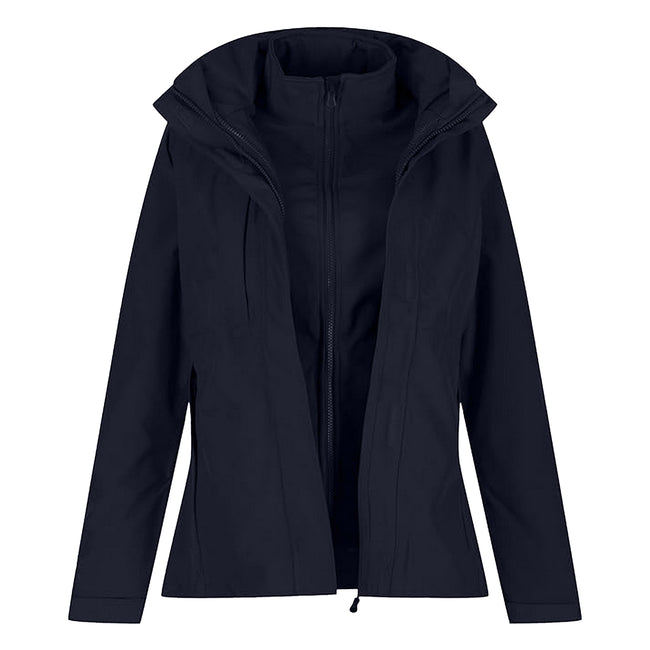 Navy - Front - Regatta Professional Mens Kingsley 3-in-1 Waterproof Jacket