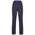 Navy - Side - Regatta Great Outdoors Womens-Ladies Fenton Softshell Walking Trousers