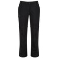 Black - Front - Regatta Great Outdoors Womens-Ladies Xert II Quick Drying Convertible Walking Trousers