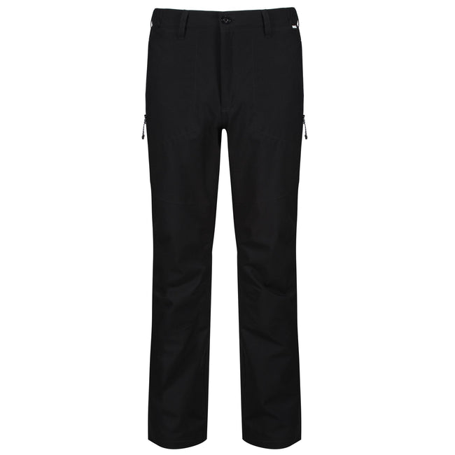 Black - Front - Regatta Great Outdoors Mens Dayhike III Waterproof Hiking Trousers