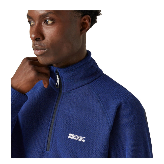 New Royal - Lifestyle - Regatta Great Outdoors Mens Kenger Half Zip Honeycomb Fleece