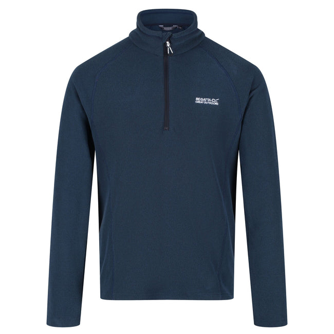 Moonlight Denim - Front - Regatta Great Outdoors Mens Kenger Half Zip Honeycomb Fleece