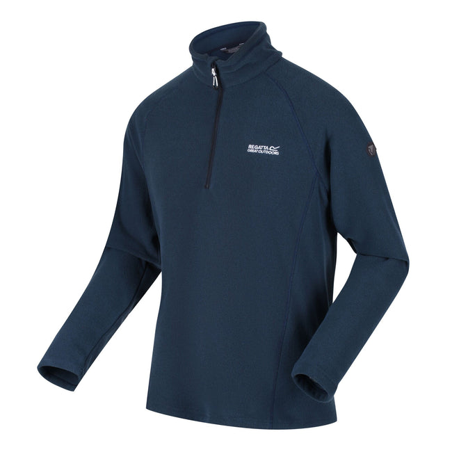 Moonlight Denim - Side - Regatta Great Outdoors Mens Kenger Half Zip Honeycomb Fleece