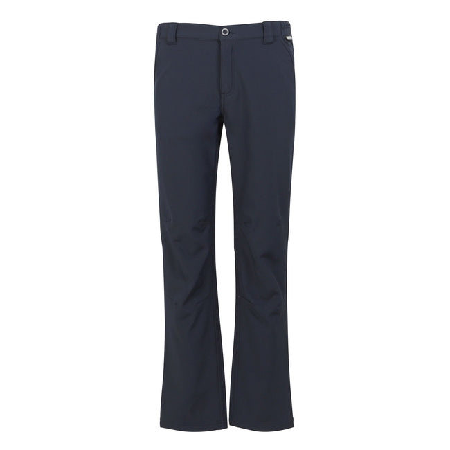 Navy - Front - Regatta Mens Fenton Softshell Trousers