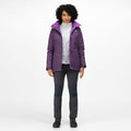 Dark Aubergine-Purple Sapphire - Back - Regatta Womens-Ladies Blanchet II Jacket