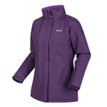 Dark Aubergine-Purple Sapphire - Close up - Regatta Womens-Ladies Blanchet II Jacket